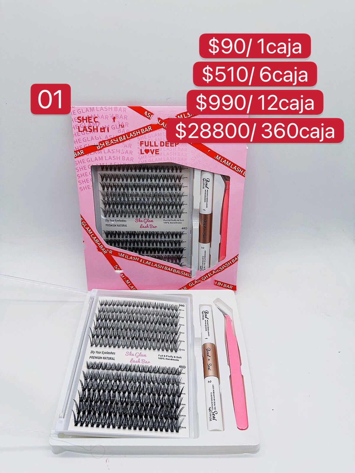 Set de Pestañas Postizas