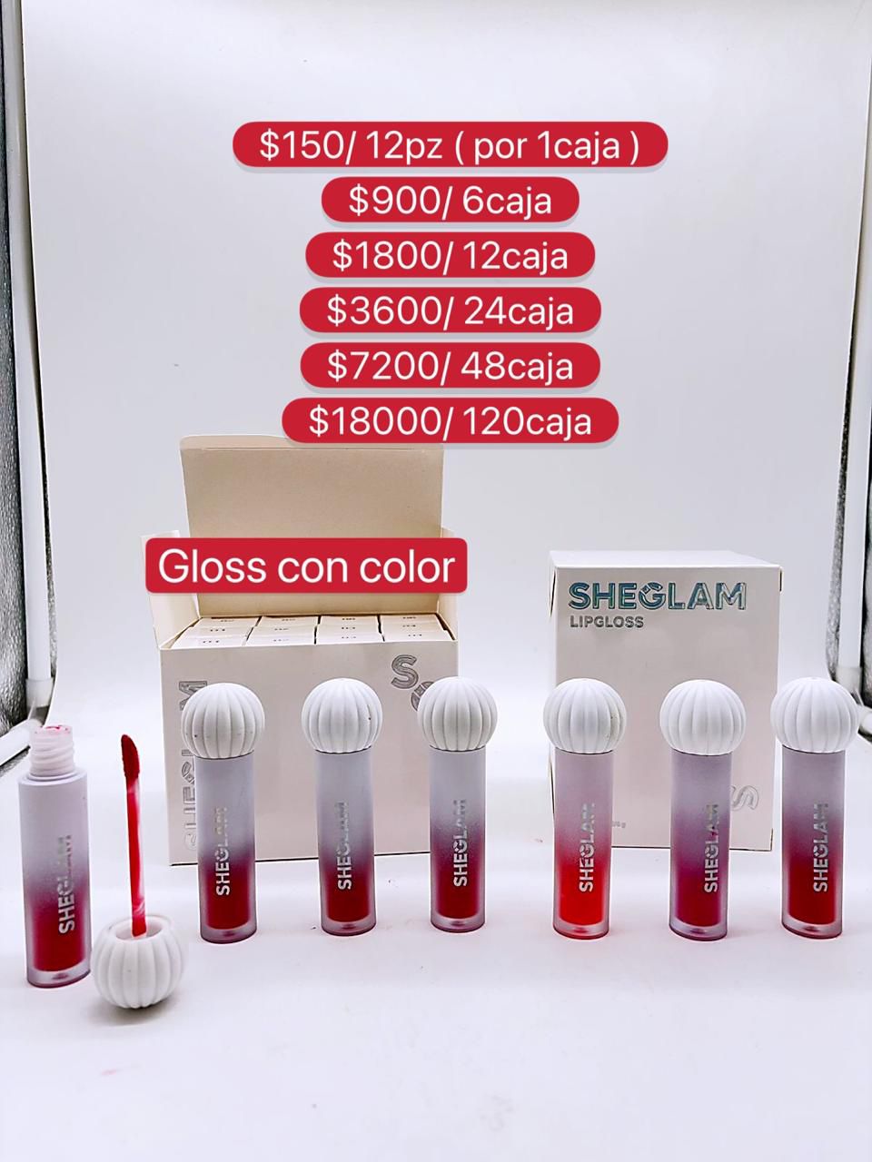 Gloss con color