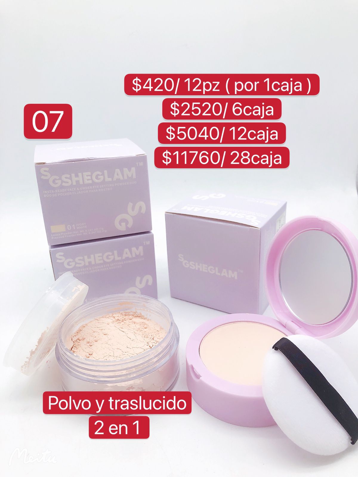 Polvo Traslucido 2 en 1