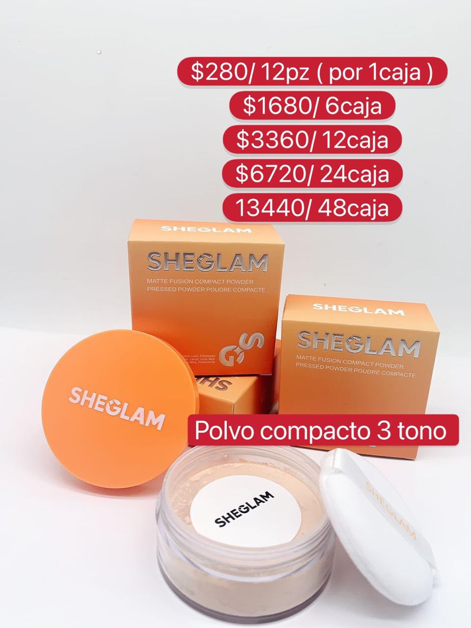 Polvo Compacto 3 en 1