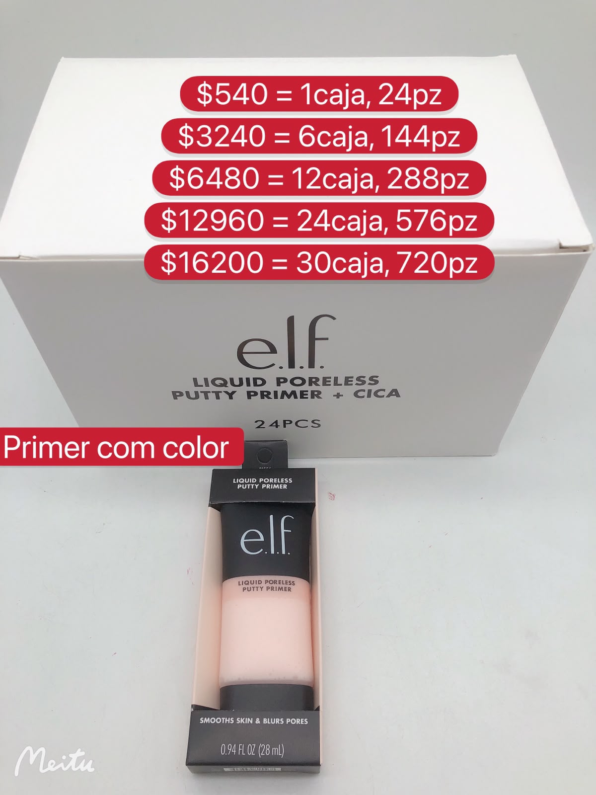 Primer con color