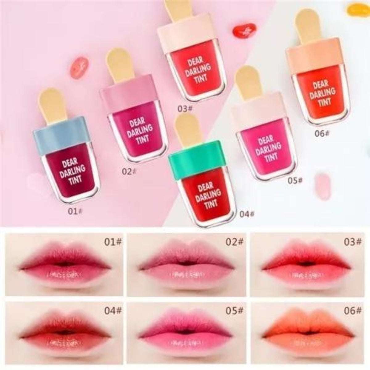 Tinta Para Labios en Forma de Paleta