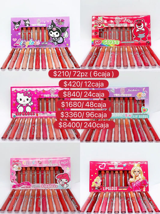 Set de 6 Paquetes de Labiales
