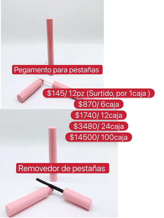 Pegamento para Pestañas, Removedor de Pestañas