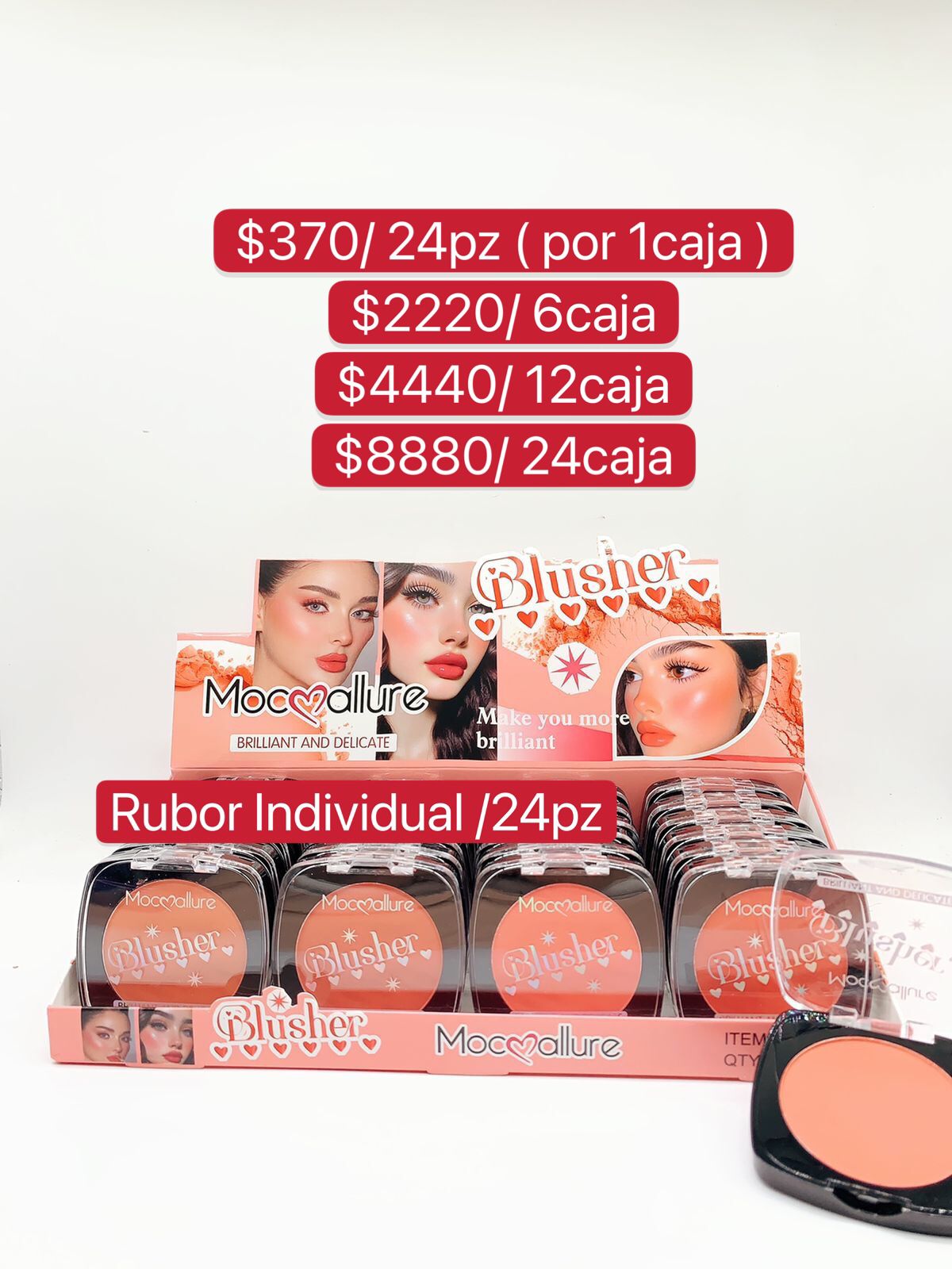 Rubor Individual /24 Piezas