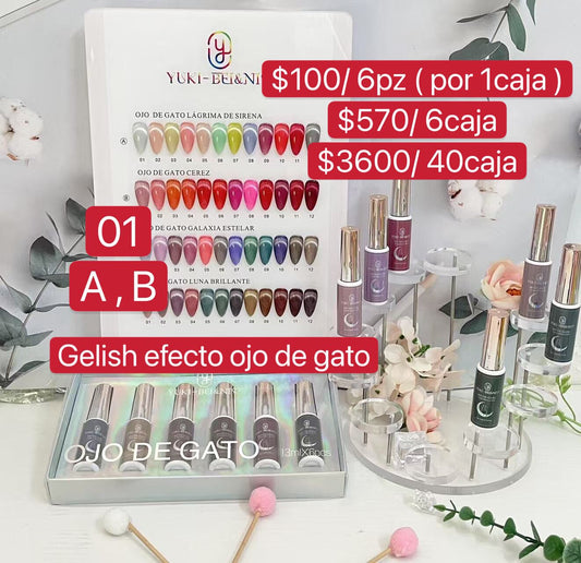 Gelish Efecto Ojo de Gato