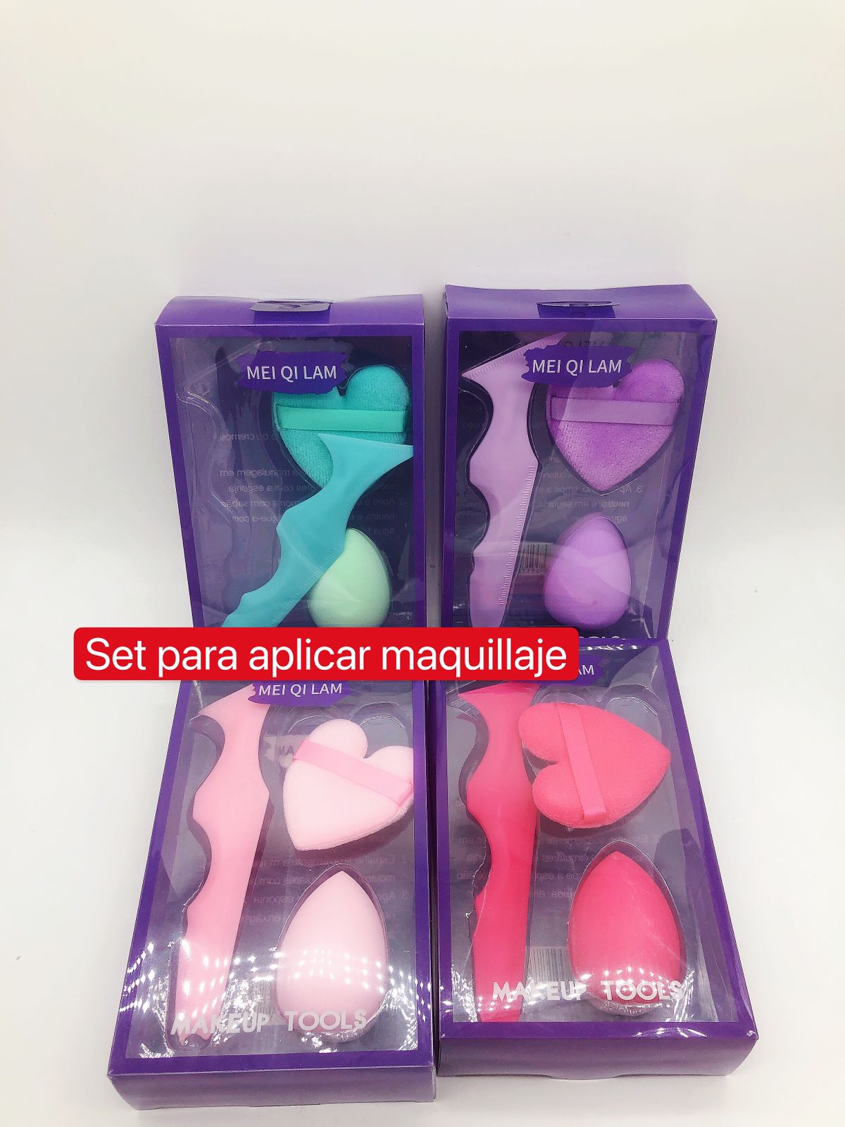 Set para aplicar maquillaje