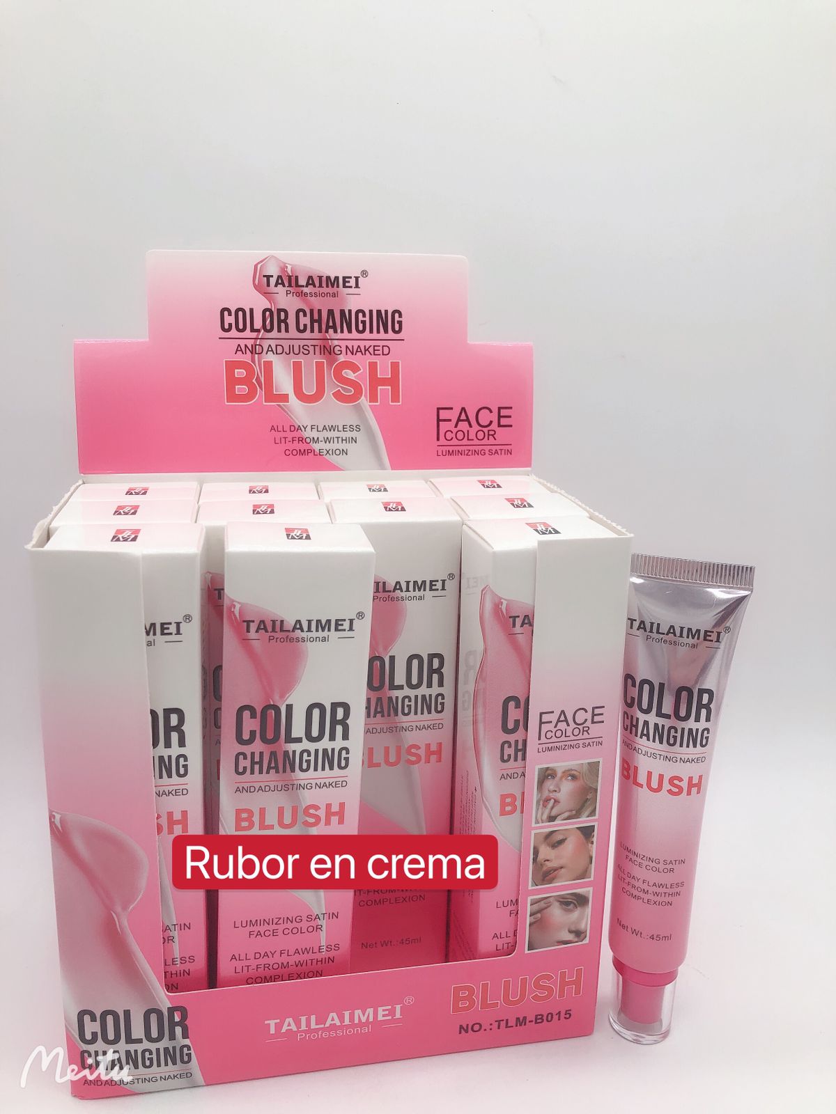 Rubor en crema