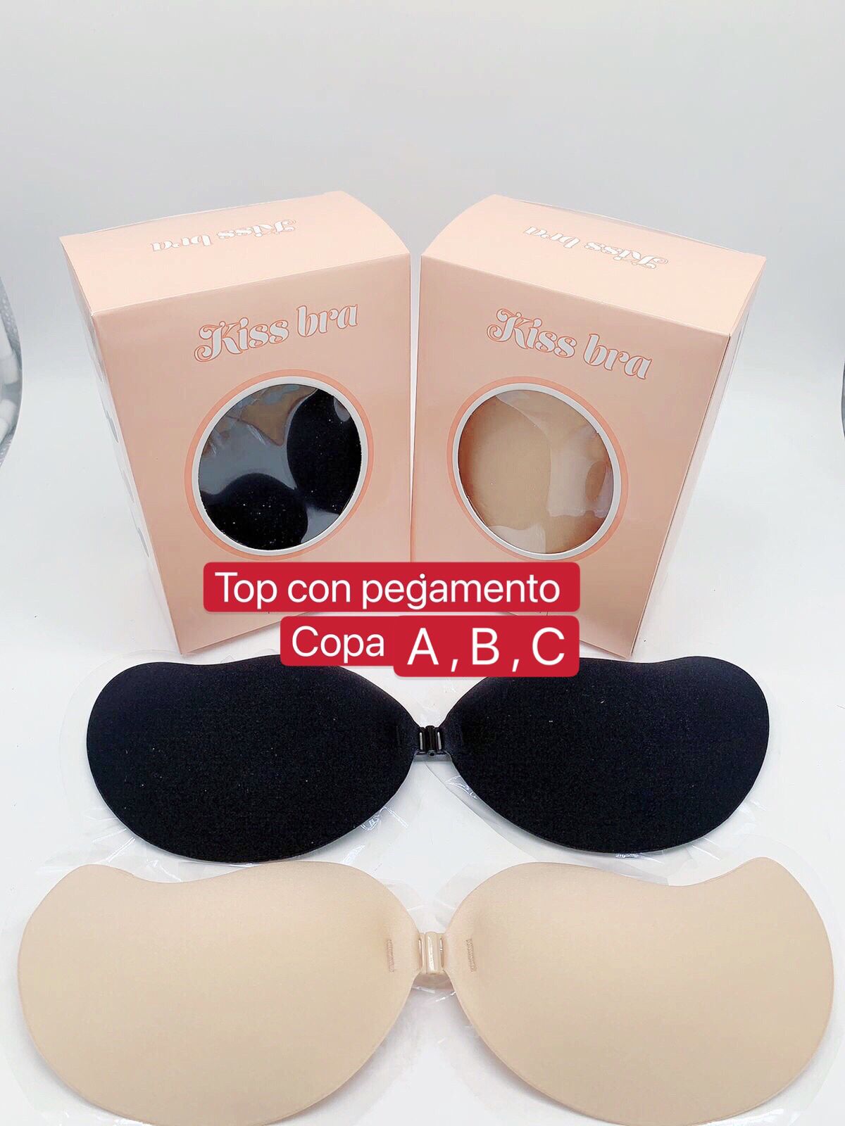 Top con pegamento copa A, B, C