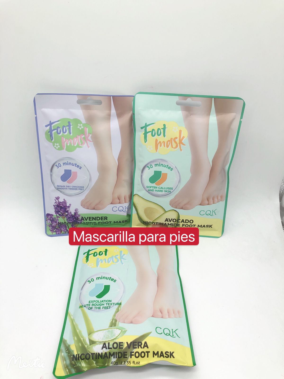 Mascarilla para pies