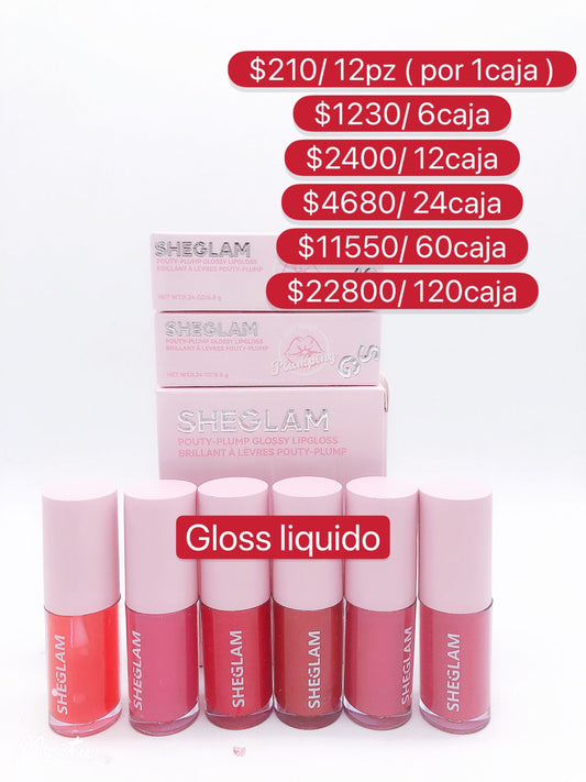 Gloss Liquido 12 Pzs