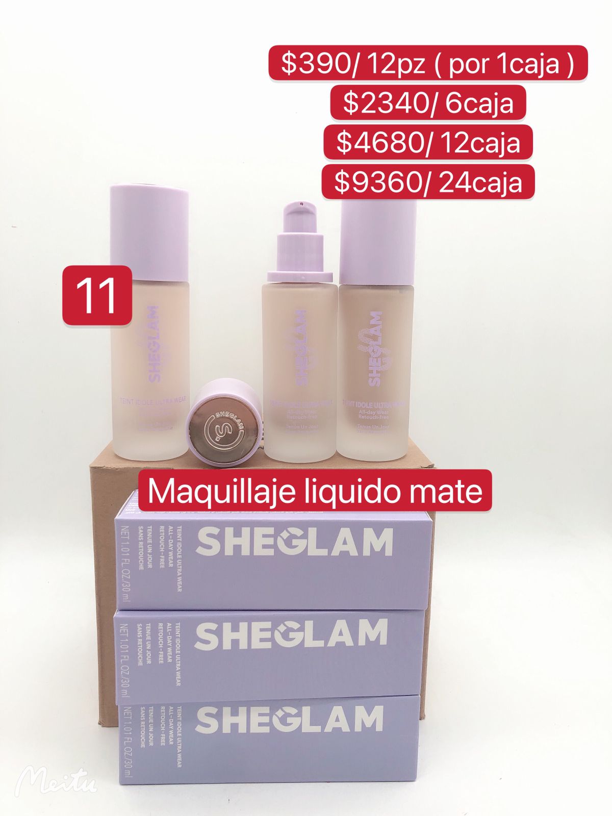 Maquillaje liquido matte