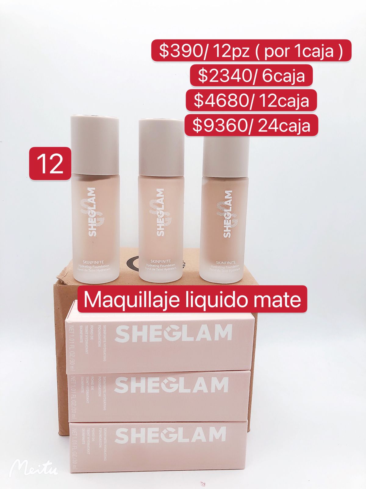 Maquillaje liquido matte