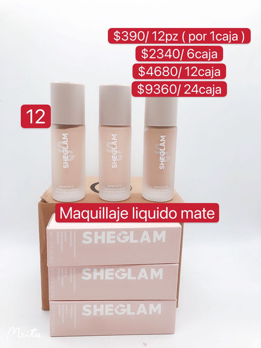 Maquillaje liquido matte