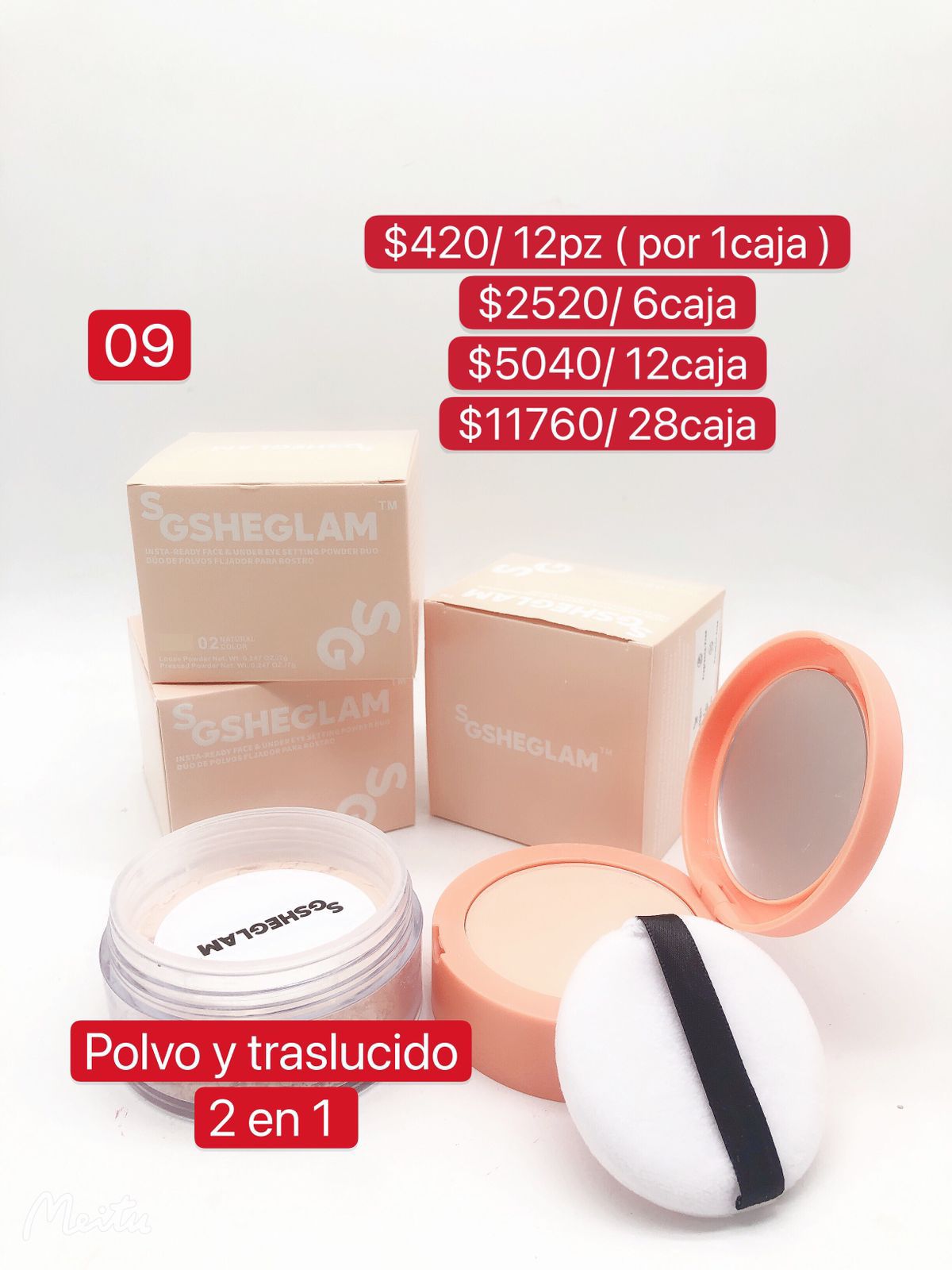 Polvo Traslucido 2 en 1