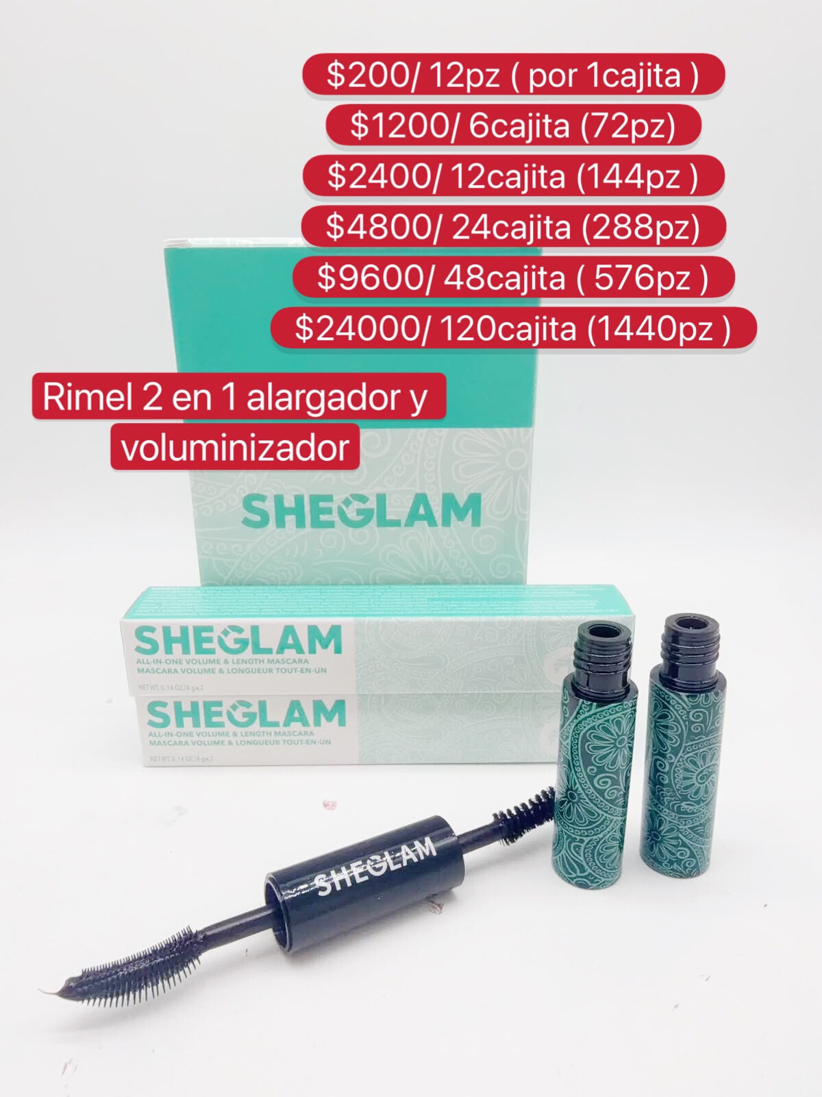 Rimel 2 en 1 alargador y voluminizador