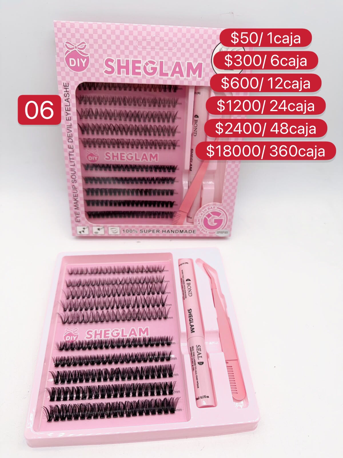 Kit de extensiones de pestañas